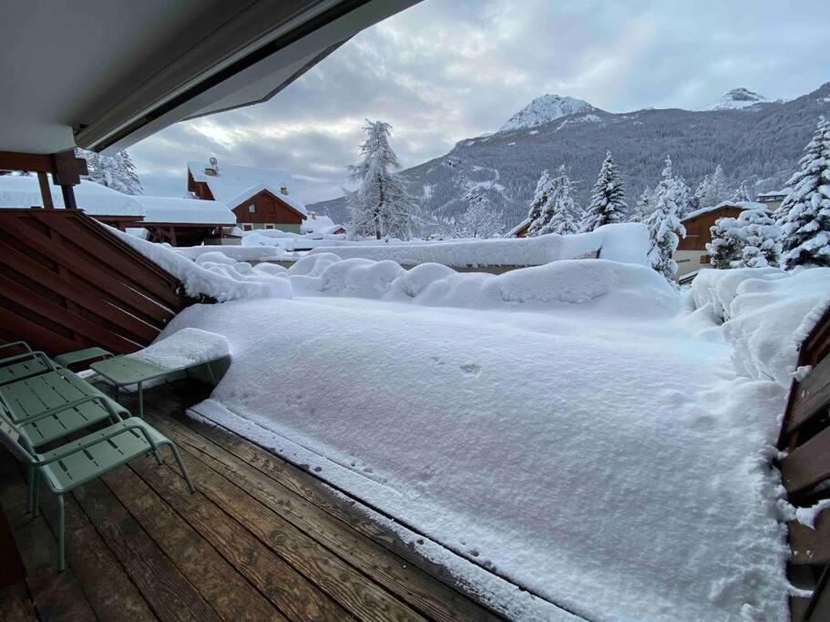 Appartement 4 Pers Grande Terrasse Vue Pistes Ski Сен-Шафре Екстериор снимка