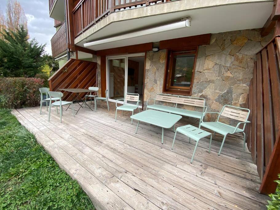 Appartement 4 Pers Grande Terrasse Vue Pistes Ski Сен-Шафре Екстериор снимка